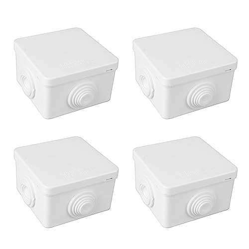 Boîte de jonction étanche en ABS lot de 12 boîtiers électriques - 5