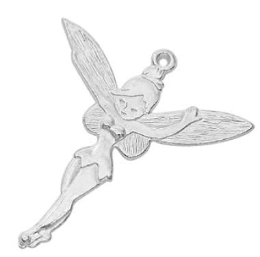 Silver Knight 5 X Large Fairy Charms 52mm x 46mm, 5 x Tinkerbell Style Tibetan Charms, Jewelry Making, Arts & Crafts, Keychains, Earrings, Charms, Pendants, Necklaces, Bracelets, Murals