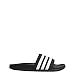 adidas Women's Adilette Cloudfoam+ Slide Sandal White/Black, 7 M US