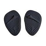 Oshhni Almohadillas para la bola del pie Almohadillas de silicona para el antepié Almohadillas para el cuidado de los pies Almohadillas de silicona para los, Negro