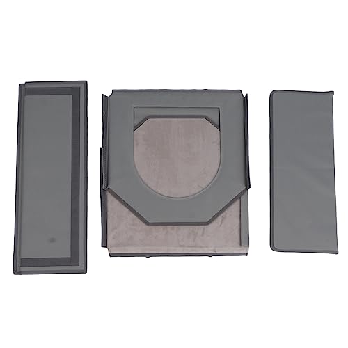 Casa para Animais de Estimação Interna e Externa, Casa de Cachorro à Prova d'água Colchão Dupla Fac