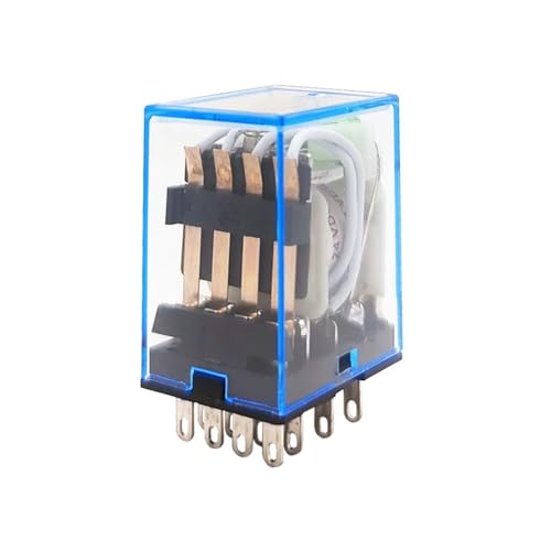 Relais électromagnétique HH54P pour câblage d'armoires industrielles et circuits DC 24V