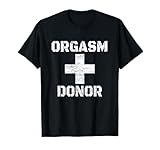 Orgasm Donor Funny Halloween Party Outfit Costume Simple T-Shirt