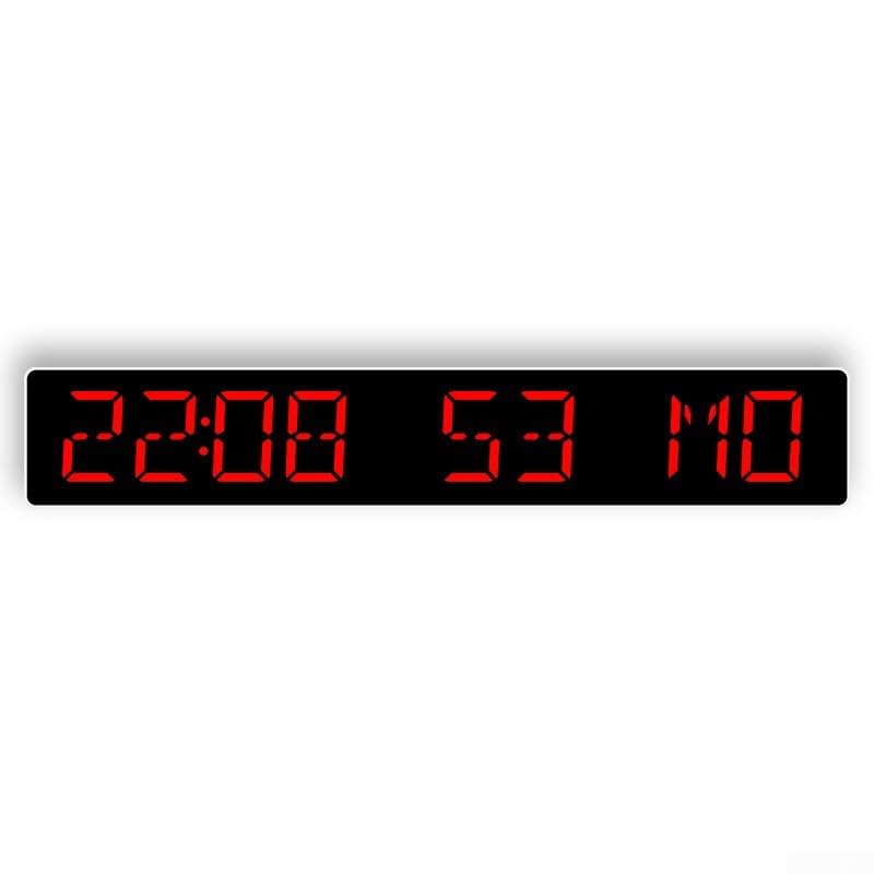 Wireless LED Digital Clock For Desktop With Auto For Time Setting Dual Alarm Function Countdown For Timer Up To 999 Days And 4 Brightness Levels(white red) โ image 1