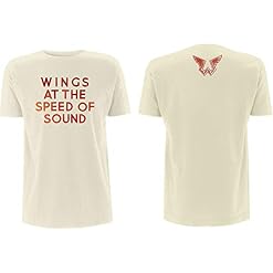 Paul McCartney T-shirt tendance pour homme avec bande McCartney Blanc - Les Beatles, Paul McCartney, John Lennon, RIngo Starr, George Harrison Paul McCartney T-shirt tendance pour homme avec bande McCartney Blanc – Image 3