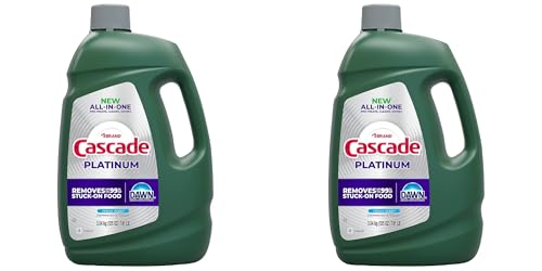 Image of Cascade Platinum Dishwashing Liquid Gel - Fresh Scent, 125 oz. (2 Pack)