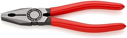 Knipex Combination Pliers black atramentized, plastic coated 180 mm 03 01 180 EAN