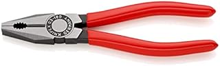 Knipex Combination Pliers black atramentized, plastic coated 180 mm 03 01 180 EAN