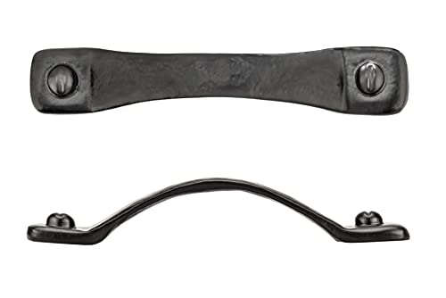 Image of Richelieu | Sheffield 5 1 /16-in (128 mm) Matte Black Arched Barn Door Pull