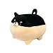 Produktbild happy event Anime Shiba Inu Plüsch gefülltes weiches Kissen Puppe Cartoon Doggo Süßes Shiba Kuscheltier(Schwarz)