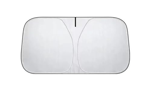 ZXTREHFK Foldable, thickened titanium-silver car windscreen sunshade; UV-protective, heat-insulating, light-blocking sunshade; car sun protection accessories,For Volvo XC40, XC70, XC90, C30, V40, V60