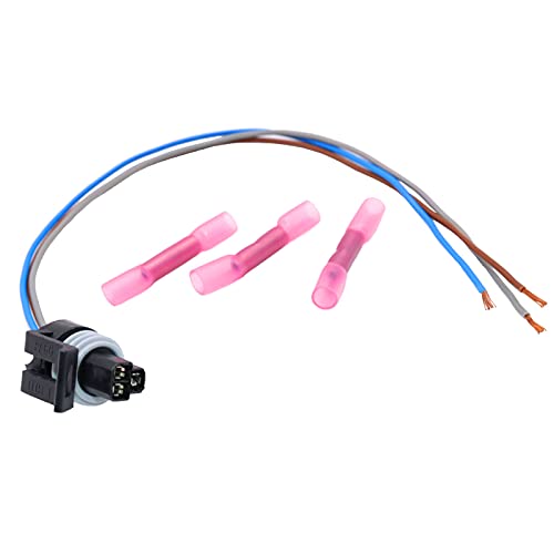 KEJSTED ICP Injection Control Pressure Sensor EBP Exhaust Back Connector Harness Pigtail 3 Way for Ford F250 F350 F450 F550 Super Duty Powerstroke Diesel 6.0L 6.4L 7.3L 5C3Z12224A 1832022C92 904-222 - Thumbnail 6