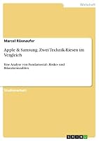 Apple & Samsung. Zwei Technik-Riesen im Vergleich: Eine Analyse von Fundamental-, Risiko- und Bilanzkennzahlen 3656959811 Book Cover