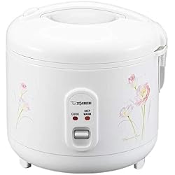 Zojirushi NS-RPC10FJ Rice Cooker and Warmer, 1.0-Liter, Tulip
