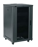 Middle Atlantic RCS-1824 RCS Series 24' D X 38 5/8' H Rack System, Static Load Capacity 500 Lbs, Includes DC Fans, UL1678 Standards Tested, Metallic Grey Finish