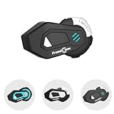 FreedConn Motorcycle Bluetooth Headset T-MAXS Pro Motorcycle Communication Systems 6 Riders 1000M Group Helmet Intercom with Music Sharing FM Radio CVC Noise Cancellation Accessories
