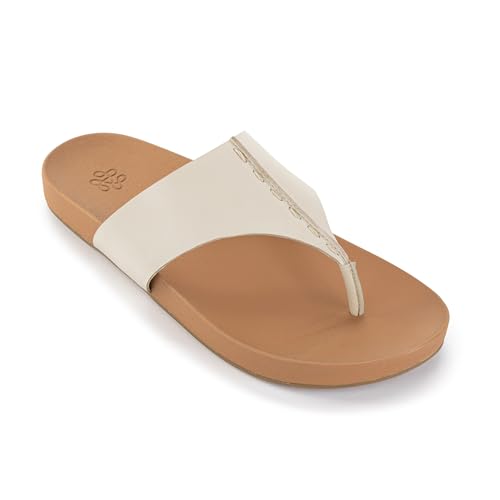 Image of The Sak Everly Slide Sandal - Women's Flat Fashion Slides with Soft Cushion Sole - Beach Slip On Sandals For Everyday