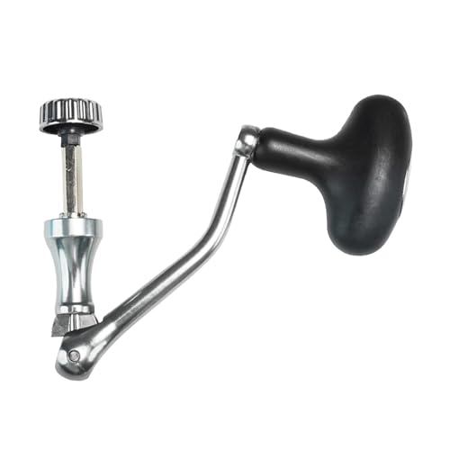 kowaku Rotatable Fishing Reel Handle with Grip for Spinning Reels, Black