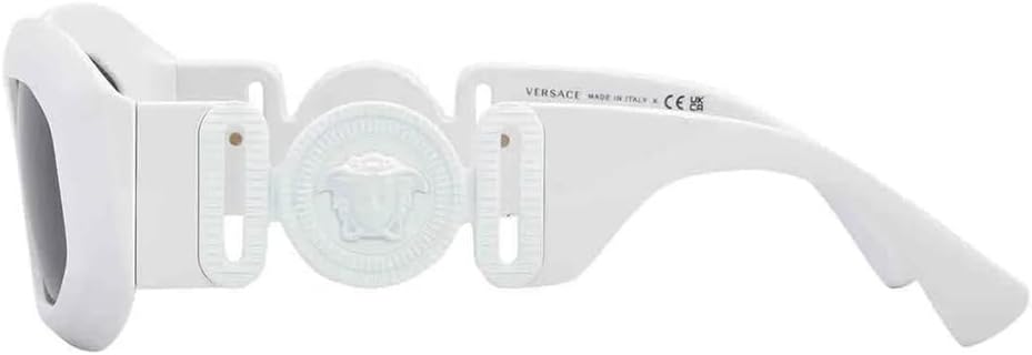 Versace ROCK ICONS VE 4425U White/Dark Grey 54/18/145 unisex Sunglasses - Image 3