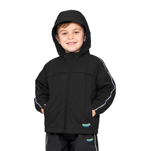 Image of Splashy Vented Waterproof Rain Jacket for Kids