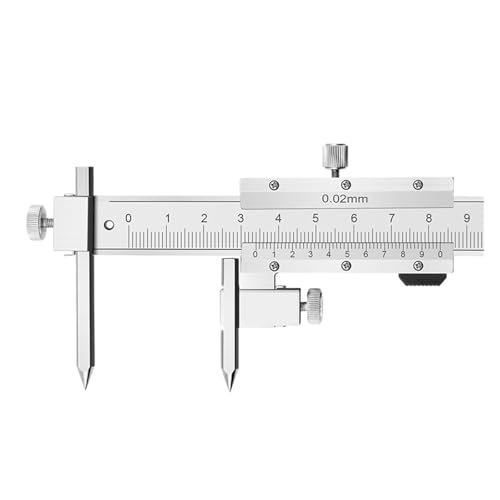 Calibrador Vernier para Distancia con Agujero Central 5-150mm miniatura 1