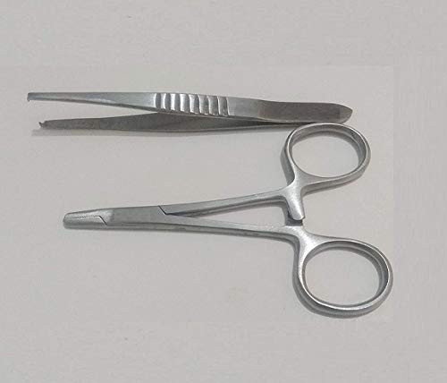 FORGESY SURGICAL Instrument Set of 2 pcs (Toothed Forceps 5", Needle Holder 5") (6) (B08PQRCK9T) Amazon Price History, Amazon Price Tracker