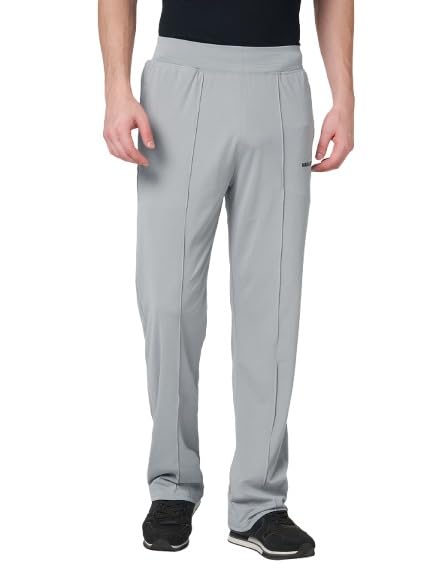 Image of MARK LEUTE Men's Straight Fit Rapid Dry Front Pleated Stretchable Lycra Trackpant