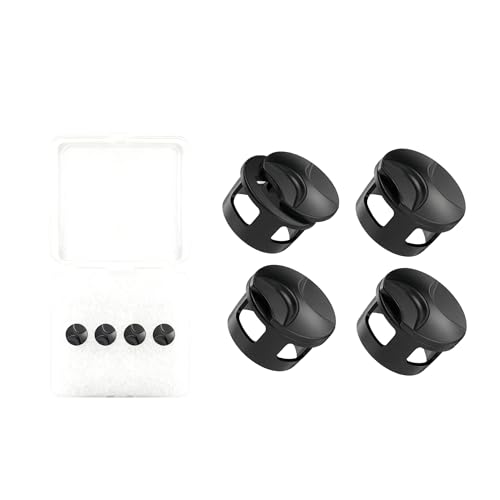 Amzpay 4PCS Resin Accessories with Storage Case-Black
