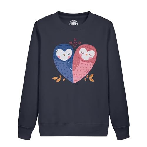 Sweatshirt enfant chouette couple cadeau anniversaire