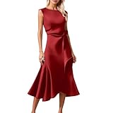 Vestido Mujer Vestido Mujer Elegante Conjunto Ropa De Bonita Vestidos Pin Up Fiesta Madrina Boda Midi Invitada Dorado Nochevieja Talla Grande Trajes Vestir Largo Rojo Coctel Elasticidad Fin Año Negro