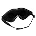 Dream Essentials - Escape 3D Sleep Mask, Earplugs and Carry Pouch Set, Molded Eye Shade for Men and Women, Contoured, Nose Bridge, Light Block, Memory Foam, Gift Set, Travel, Yoga, Blindfold - Black