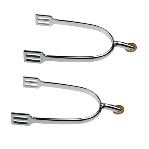 Perfeclan 2 espuelas para Caballo, de competición y Entrenamiento, Accesorios ecuestres, espuelas Vaqueras Estilo Western.