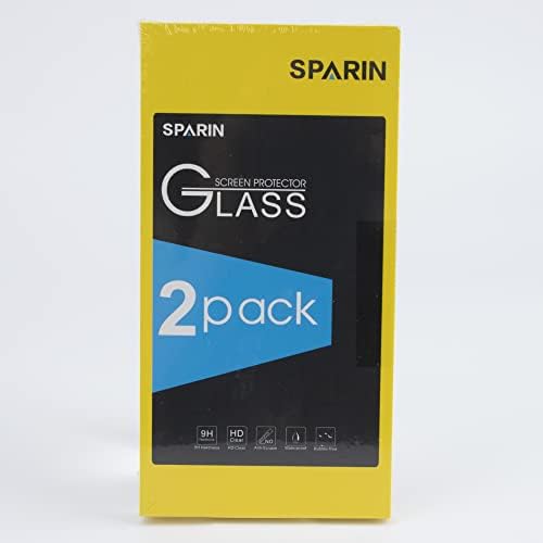 SPARIN 2 szt Ochraniacz ekranu dla Redmi Note 12 4G/5G i Poco X5 5G 6,67 cala, 9H Szkło Hartowane Film Folia