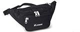 EVEREST 044XLD Extra Large Fanny Pack (Price/Each), Fanny Pack - Black