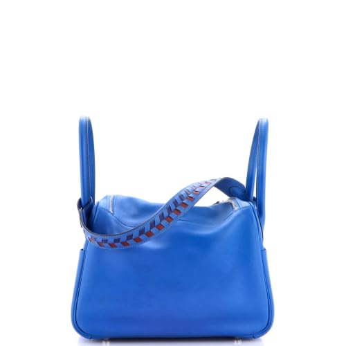 Hermès, Pre-Loved Lindy Bag 26, Bleu France — view 4