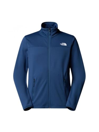 The North Face Men's Cedar Trail Grid Fleece Full Zip Jacket - Zip Pockets & Reinforced Binding on the Collar, Cuffs & Hem, TNF Black, Large