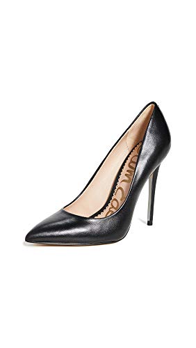 Image of Sam Edelman Women's Danna Shoe, Black Leather, 10.5 Medium US