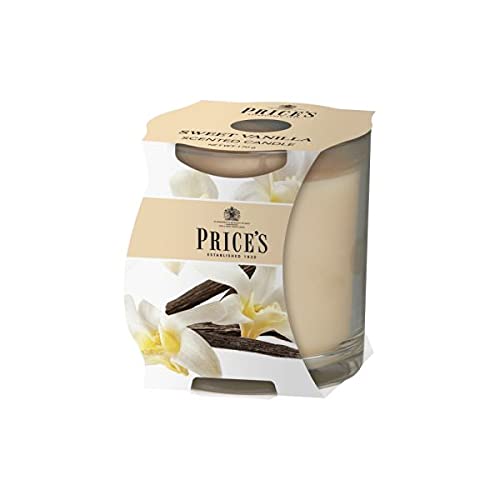 Price's - Sweet Vanilla Jar Candle - Delicate, Sweet, Delicious Fragrance - Long Lasting Scent - Up to 45 Hour Burn Time