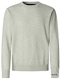 Pepe Jeans Andre Crew Neck Prendas de Punto, Gris (Light Grey Marl), L para Hombre