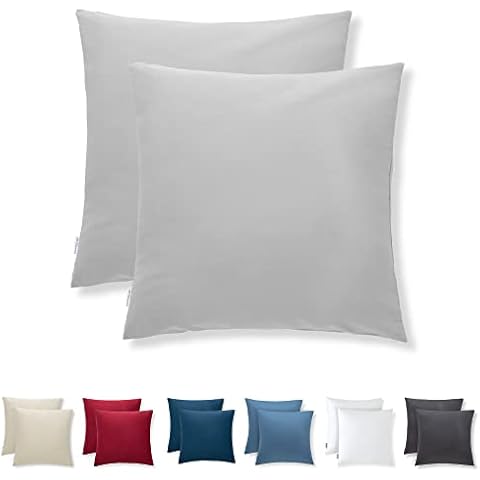 Flowen Fundas de Cojine 50x50 100% Algodón Cover