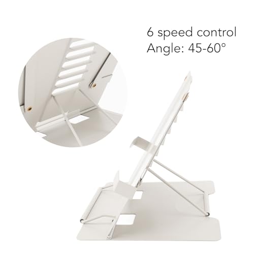 Support de bureau en macramé pliable en métal avec base antidérapante - 7
