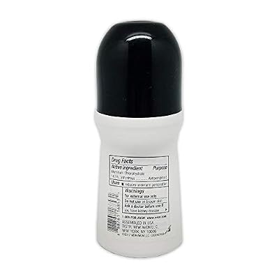 AVON Black Suede Roll-On Antiperspirant Deodorant for Men, 24-Hour Protection, Masculine Sandalwood Scent, Quick-Drying & Non-Staining Mens Deodorant, 6 Pack (2.5 oz Each)