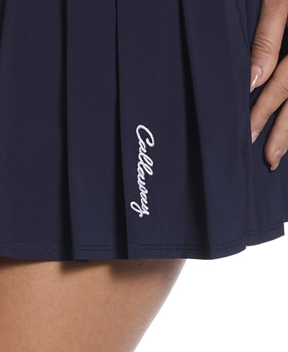Callaway Women's 16" High Waist Solid Golf Skort with Pleats, Moisture-Wicking Stretch Fabric, Truesculpt Slimming Technology3