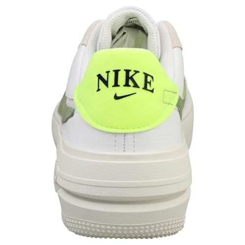 Nike Nike AIR Force 1 PLT.AF.ORM Womens Fashion Trainers in White Green - 5.5 US