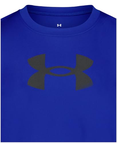 Image of Under Armour Boys Short Sleeve Logo Graphic T-Shirt, Lightweight & Breathable, Relaxed Fit