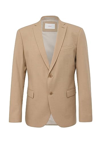 s.Oliver Herren Sakko – Slim Fit, Woll-Optik, voll gefüttert – Ansicht 3