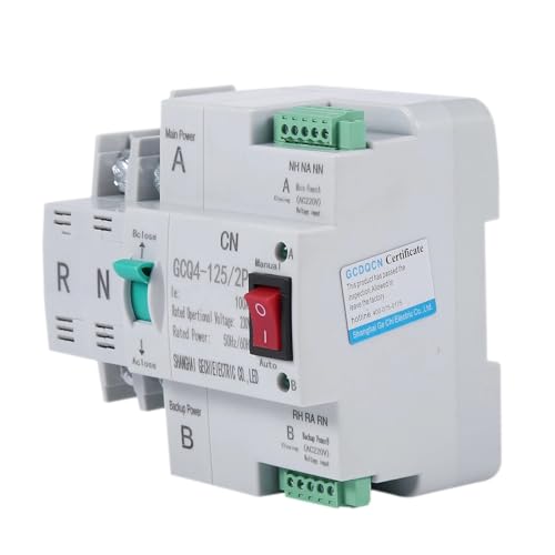 Interrupteur de transfert automatique 100A inverseur double alimentation