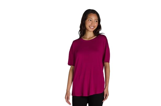 Time and Tru Women's Short Sleeve Crewneck Tunic...