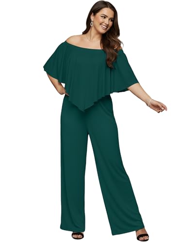 Image of KOH KOH Womens Long Pant Strapless Off Shoulder Pockets One Piece Jumpsuit