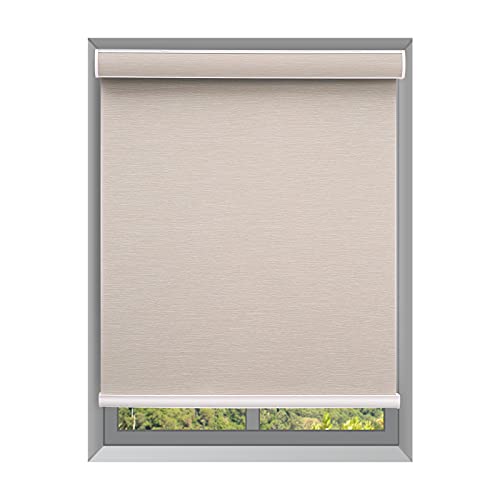 Changshade Custom Size Cordless Roller Shades, Blackout Roller Window Blinds With Thermal Insulated For Office, Living Room, Bedroom, Kitchen, Easy Installation Cmc-Rol-Bw-A #TOP7